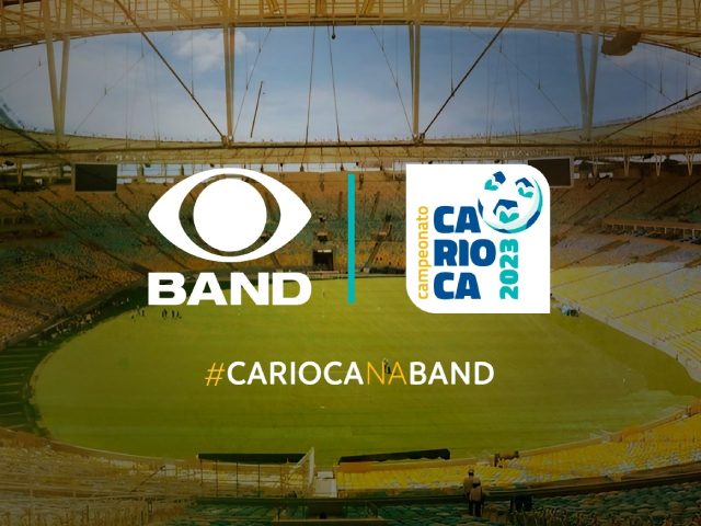 Band conquistou ótimos índices de audiência com mais uma partida do Campeonato Carioca (Créditos: Divulgação)